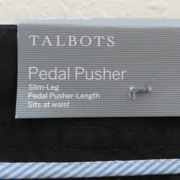 Talbots* Women's Pedal Pusher-Length Slim-Leg Sits at Waist Capris Pants~Size 6P - Picture 5 of 11
